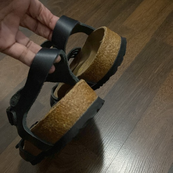 NWOT Birkenstock Soft Footbed Black Bali Sandals Size 41 - Picture 6 of 13